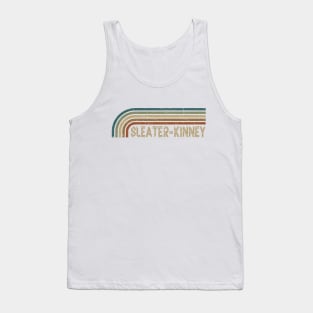 Sleater-Kinney Retro Stripes Tank Top